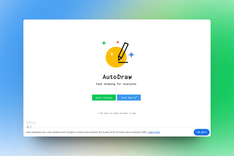 AutoDraw es una herramienta de dibujo, como el clásico Microsoft Paint que todos tenemos en nuestro ordenador, pero tiene el plus de la inteligencia artificial.