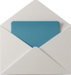 Icono de email en 3D