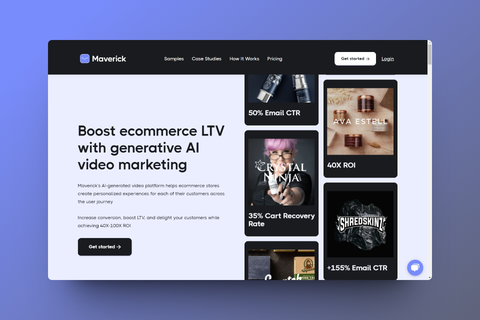 Maverick utiliza videos generados por IA para ayudar a las tiendas de comercio electrónico a tener interacciones personalizadas con cada uno de sus clientes a lo largo de su recorrido.